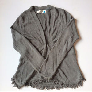 Anthropologie Sparrow Grand Drape Cardigan